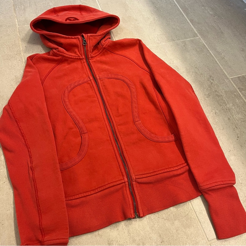 Lululemon - scuba full-zip jacket - red - Picture 7 of 12